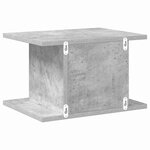 vidaXL Table de chevet 2 Pièces Gris béton 40 x 30 x 25 cm