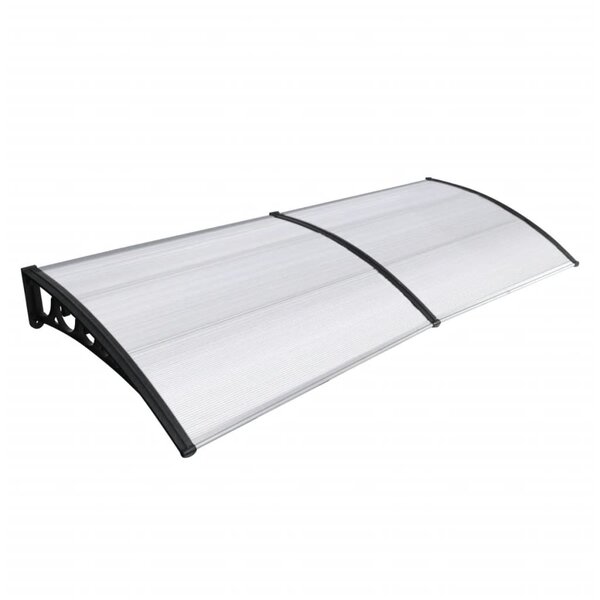 Auvent 240 x 100 cm en polycarbonate