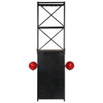 vidaXL Cave à vin Tracteur 49x31x172 cm Bois massif de manguier