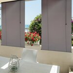 Set de 2 écrans latéraux 140x200cm gris anthracite