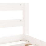 vidaXL Cadre de lit pour enfant tiroirs blanc 80x160cm bois pin massif