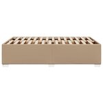 vidaXL Cadre de lit sans matelas cappuccino 120x190 cm similicuir
