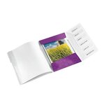 Trieur WOW Polypro A4 6 compartiments Violet métallisé LEITZ