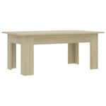 vidaXL Table basse Chêne sonoma 100x60x42 cm Aggloméré