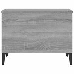 vidaXL Table basse Sonoma gris 60x44 5x45 cm Bois d'ingénierie