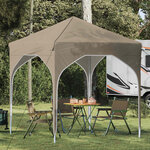 vidaXL Tente de fête pop-up 194 x 194 x 245 cm Crème