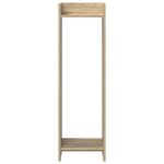 vidaXL Support de Plante 2 pièces Chêne Sonoma 30 x 30 x 100 cm