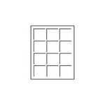 Plateaux numismatiques Leuchtturm format S à 12 capsules Quadrum.