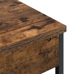 vidaXL Cabinet de chevet Chêne fumé 41 x 31 x 51 cm Bois d'ingénierie