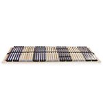 vidaXL Sommier à lattes avec 42 lattes 7 zones 90 x 200 cm