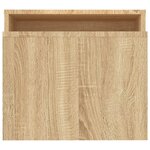 vidaXL Ensemble de tables basses Chêne sonoma bois d’ingénierie