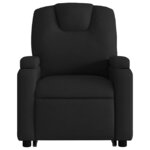 vidaXL Fauteuil de massage inclinable Noir Tissu