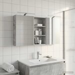 vidaXL Ensemble de Meubles de Salle de Bain 3 Pièces 140 x 14 5 x 70 cm