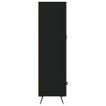 vidaXL Buffet haut noir 69 5x31x115 cm bois d'ingénierie