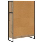 vidaXL Bibliothèque Chêne artisan 80 x 30 x 155 cm Bois d'ingénierie