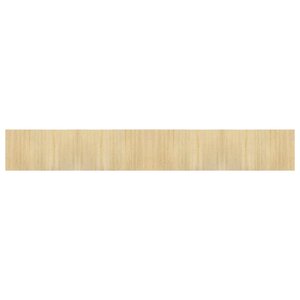 vidaXL Tapis rectangulaire naturel clair 60x400 cm bambou