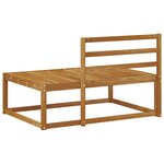 vidaXL Canapé d'extérieur extrémité Naturel 115 x 83 x 73 cm