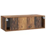 vidaXL Meuble TV mural Bois ancien 98 x 41 x 30 cm Bois d'ingénierie