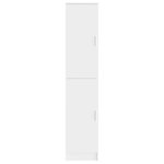 vidaXL Highboard Blanc 35 x 39 x 168 cm Bois d'ingénierie