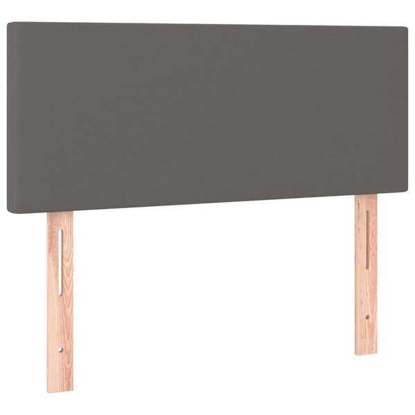 vidaXL Tête de lit Gris 80x5x78/88 cm Similicuir