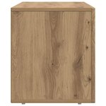 vidaXL Meuble TV Chêne artisanal 80 x 35 x 40 cm Bois d'ingénierie