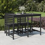 vidaXL Table de jardin gris 159 5x82 5x110 cm bois massif de pin