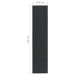 vidaXL Tapis 100x450 cm Anthracite