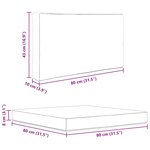 vidaXL Coussin de canapé d'extérieur 3 Pièces Vert Polyester