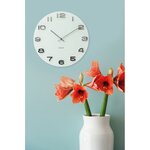 Horloge ronde vintage en verre 35 cm