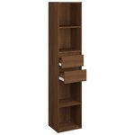 vidaXL Bibliothèque Chêne marron 36x30x171 cm Bois d'ingénierie