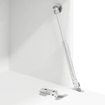 vidaXL Bureau Blanc 71.5 x 31.5 x 106.5 cm Bois d'ingénierie