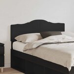 vidaXL Tête de lit Chêne noir 120 cm Bois d'ingénierie
