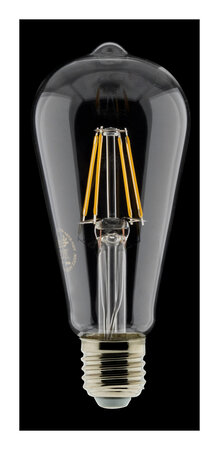 Ampoule déco filament led st64 4w e27 470lm 2700k (blanc chaud)