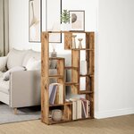vidaXL Bibliothèque vieux bois 72x20x120 cm bois d'ingénierie