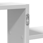 vidaXL Étagère murale blanc 104x15x49 cm bois d'ingénierie