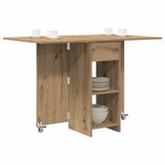 vidaXL Table à dîner 115 x 70 x 75 cm Bois d'ingénierie Rectangulaire