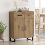 vidaXL Buffet Chêne artisanal 69 5 x 34 x 90 cm Bois d'ingénierie