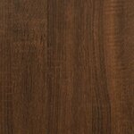 vidaXL Support d'imprimante à 2 niveaux chêne marron 40x20x40 cm