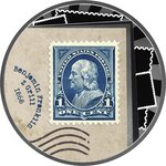 Monnaie BENJAMIN FRANKLIN Z-GRILL World Most Expensive Stamps Argent 500 Francs Cameroon 2025