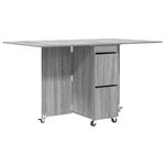 vidaXL Table à dîner 2 Pièces 140 x 80 x 77 cm Bois d'ingénierie
