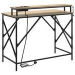 vidaXL Bureau Chêne Sonoma 100 x 50 x 86 5 cm Bois d'ingénierie