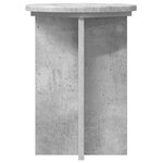 vidaXL Support de Plante 2 pièces Gris béton Ø29 5 x 40 cm