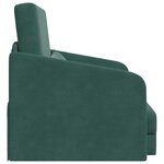 vidaXL Canapé-Lit Vert foncé 65 x 80 x 83 cm Velours