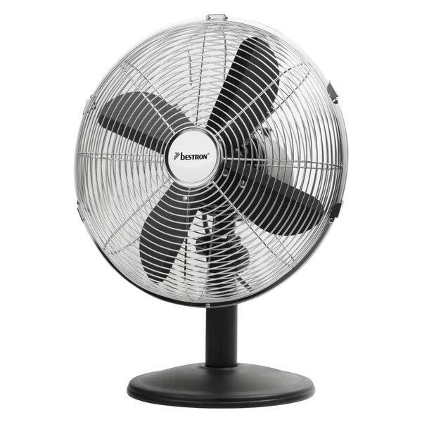 Bestron Ventilateur rétro de bureau DFT35Z 35 cm 35 W Noir