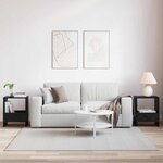 vidaXL Étagère à magazines 2 Pièces Chêne noir 35 x 30 x 45 cm