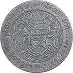 Pièce de monnaie en Argent 2000 Francs g 62.2 (2 oz) Millésime 2024 Way to Valhalla ERIK THE RED