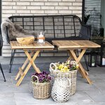 Table de jardin basse BILBAO 50 cm