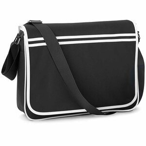 Sac sacoche bandoulière simili cuir - BG71 - noir