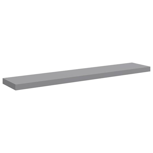 vidaXL Étagère murale flottante gris 120x23 5x3 8 cm MDF
