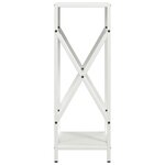 vidaXL Portant de bois chauffage blanc 34x25x70 cm